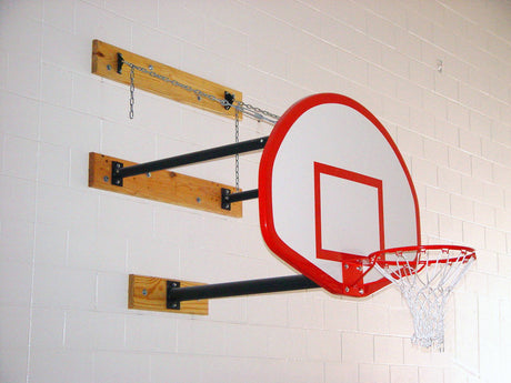 Gared Direct Mount Stationary Wall Mount Basketball Backstop Basketball Equipment All
