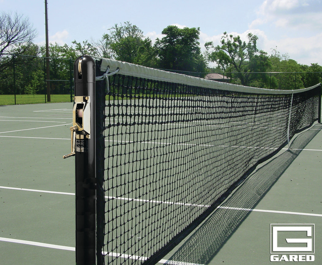 Gared Grand Slam 3" Round Competition Tennis Posts Tennis & Racquet Nets & Court Equipment All
