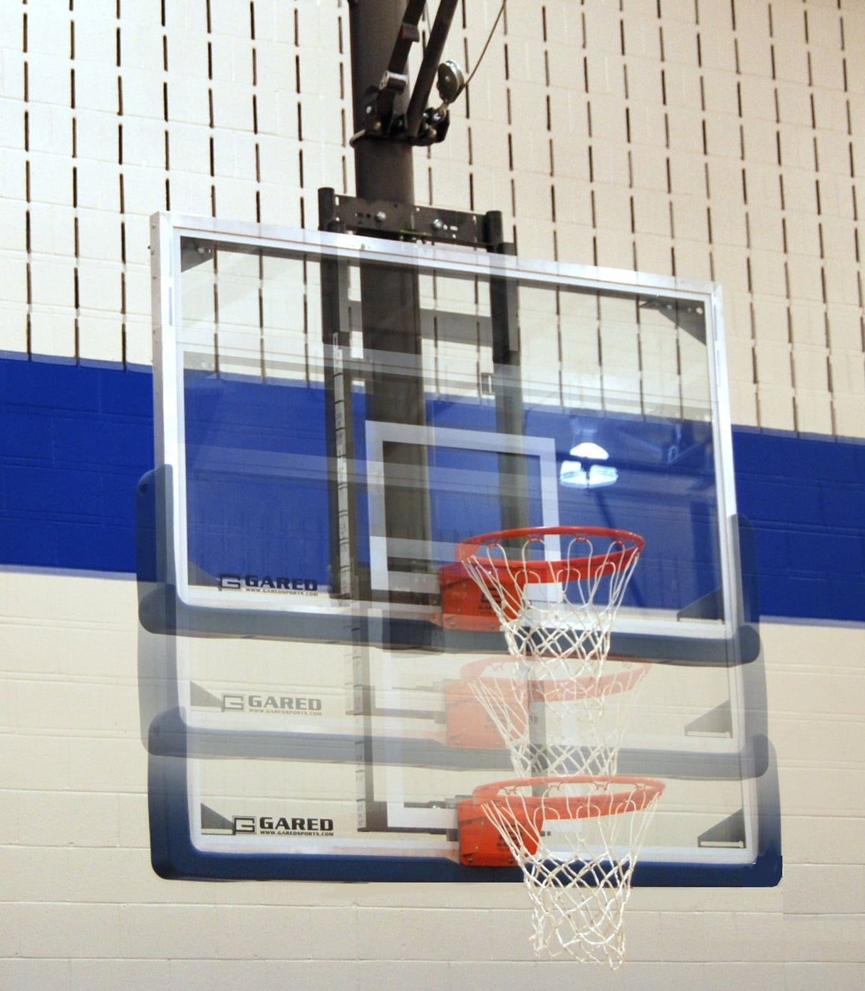 Gared Electric Basketball Single Post Backboard Height Adjuster Basketball Equipment All