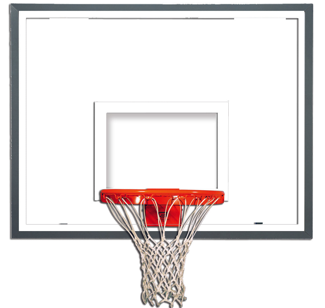 Gared Side Court Recreational Glass Backboard with Corner Brackets Basketball Equipment All