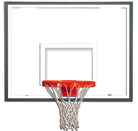 Gared Side Court Recreational Glass Backboard with Corner Brackets Basketball Equipment All