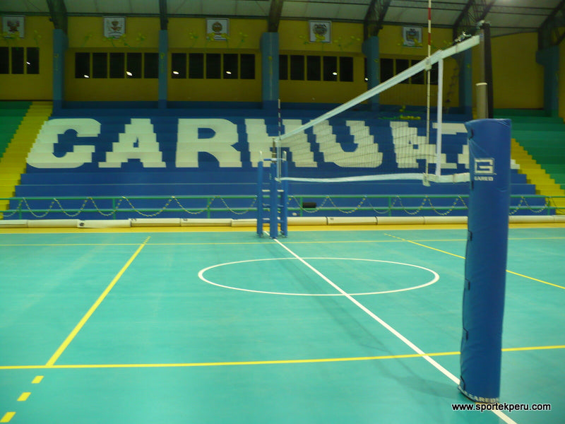 Gared Libero Master Aluminum Telescopic One-Court Volleyball System Volleyball Nets & Court Equipment All