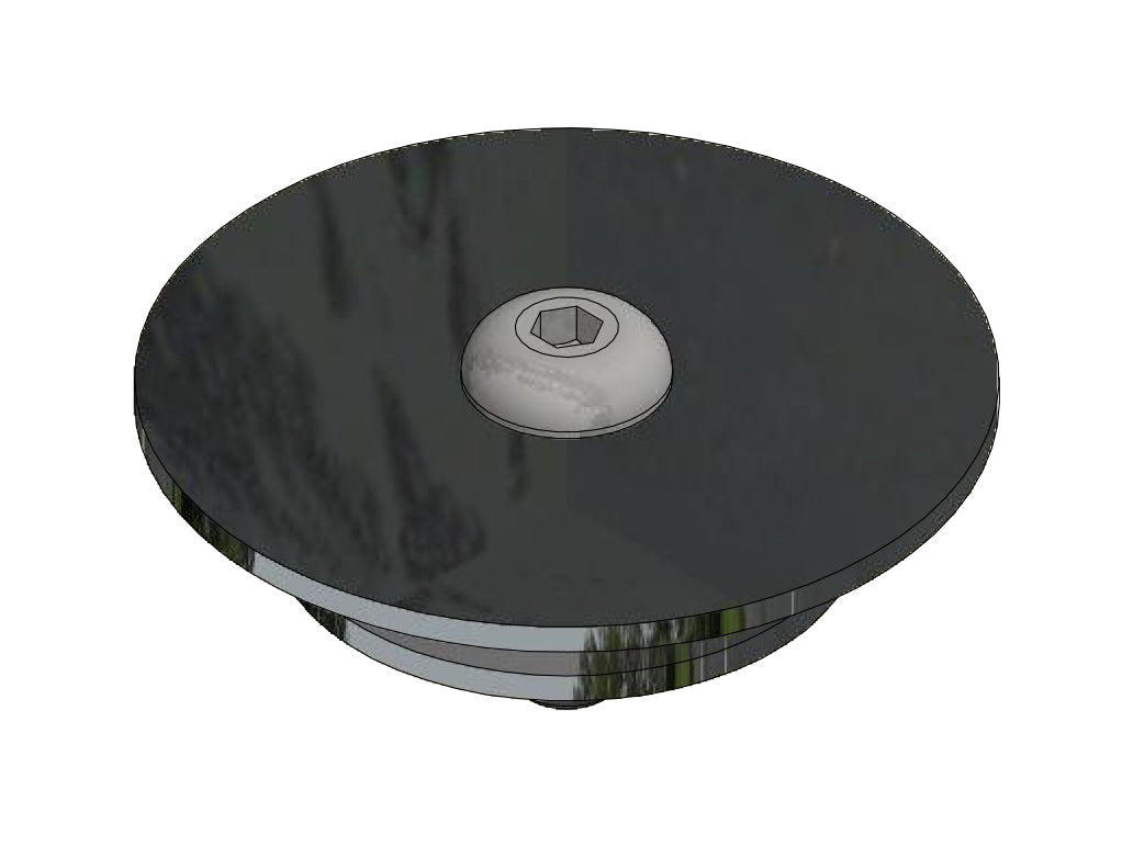 Gared Locking Cover for 2-3/8†O.D. Ground Sleeve Volleyball Nets & Court Equipment All