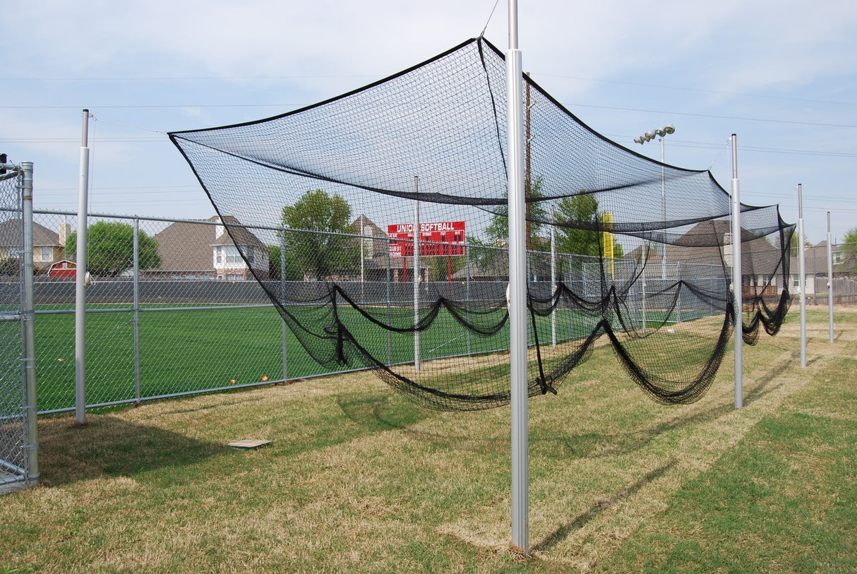 Gared 3-1/2” O.D. Aluminum Batting/Multi-Sport Cage Structure Baseball Field Equipment All
