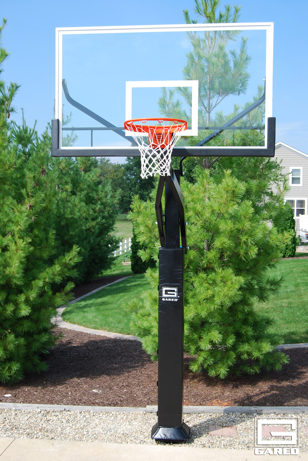 Gared Recreational Pro-Mold Outdoor Backboard Padding Basketball Equipment All