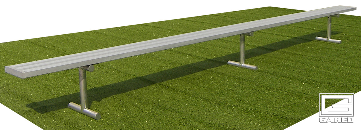 Gared Spectator Bench without Back Sports Field Equipment All