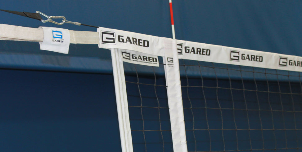Gared Custom Volleyball Lettering Horizontal Net Band Volleyball Nets & Court Equipment All
