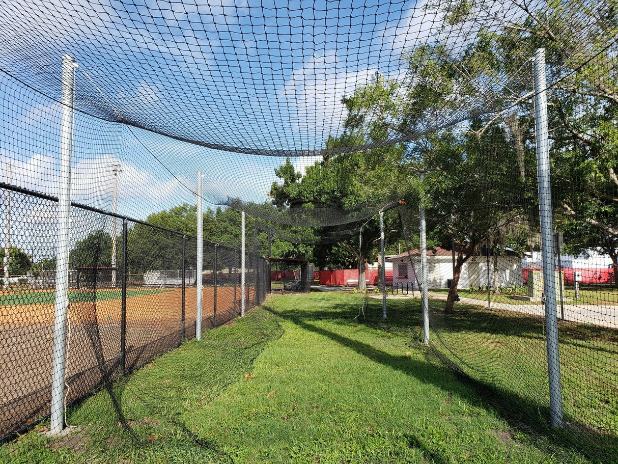 Gared 3-1/2” O.D. Steel Batting/Multi-Sport Cage Structure Baseball Field Equipment All