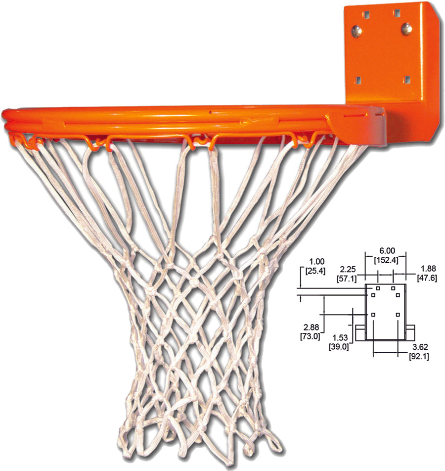 Gared Rear-Mount Super Fixed Rim with Nylon Net Basketball Equipment All