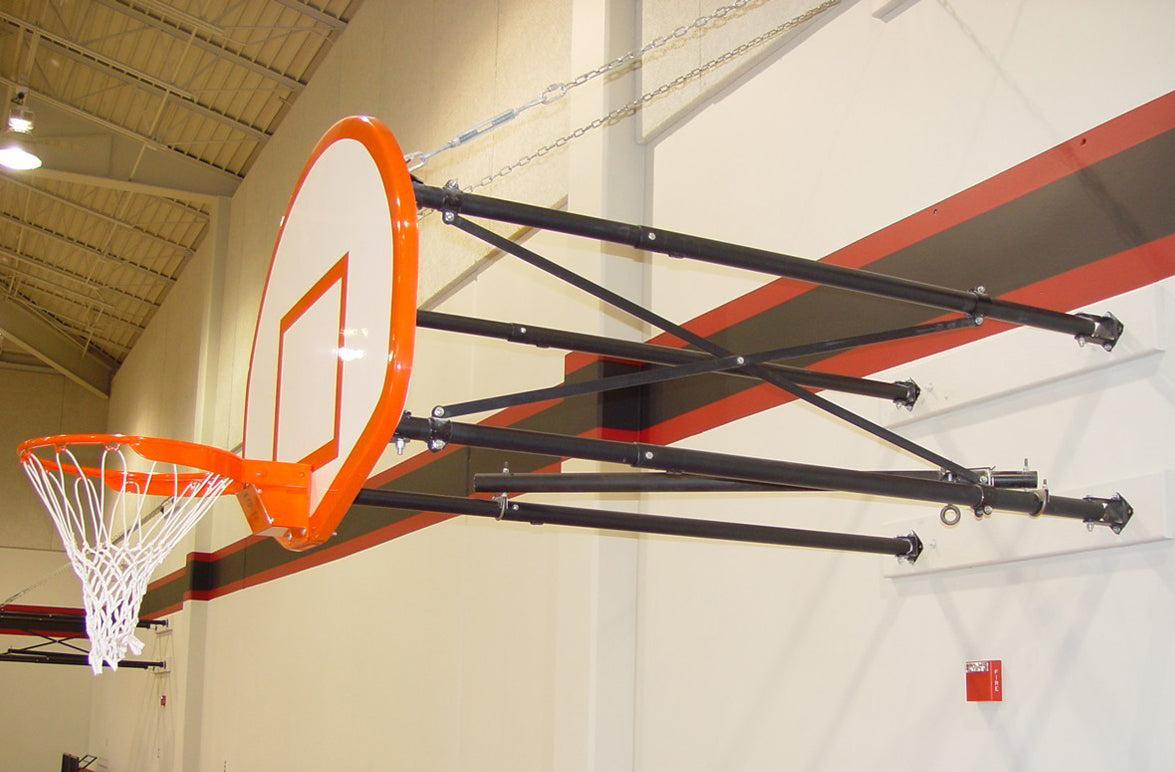 Gared Side-Fold Wall Mount Package Basketball Equipment All