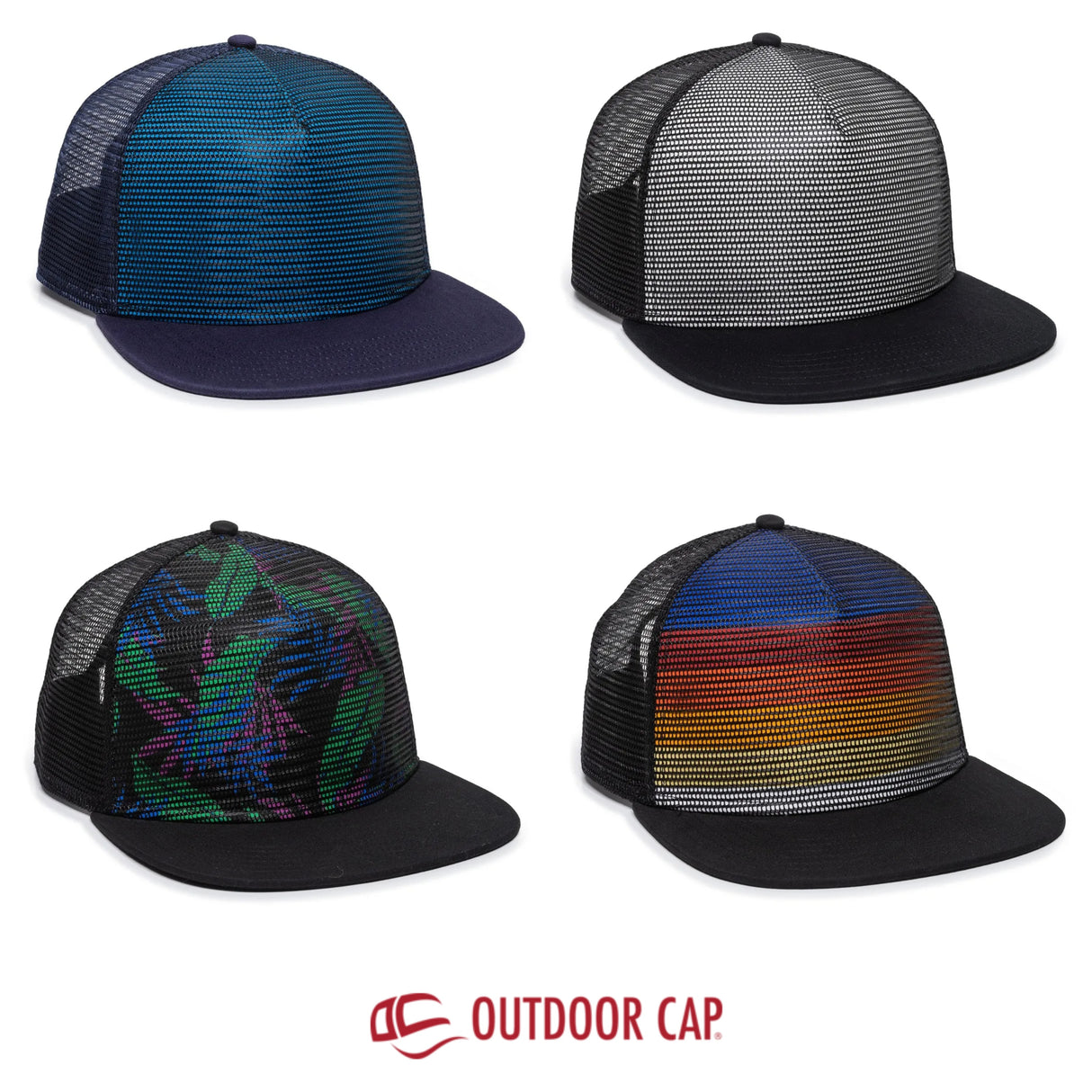 Outdoor Cap REDLBL108 Structured Solid Back Hat