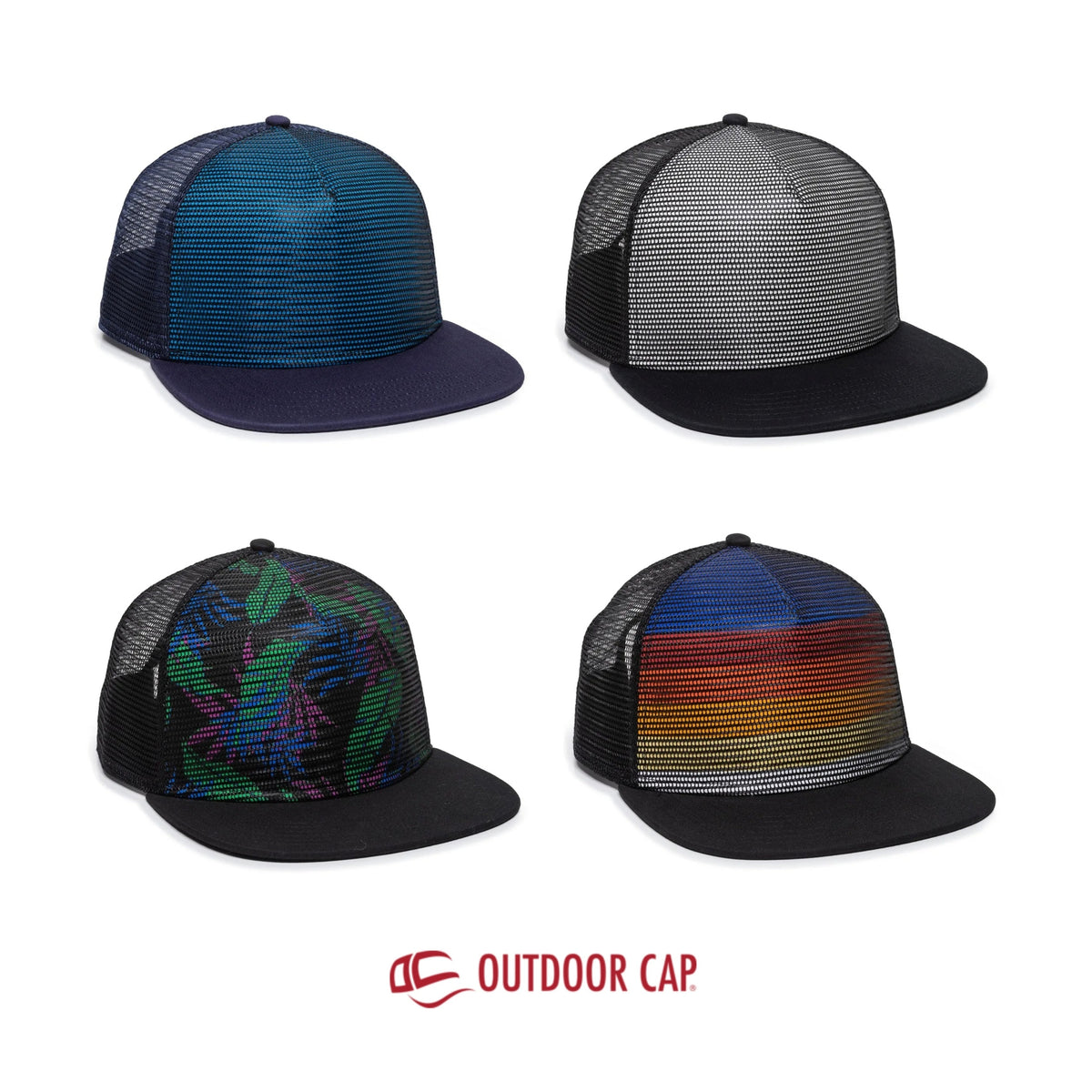 Outdoor Cap REDLBL108 Structured Solid Back Hat