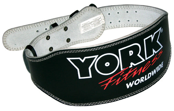 York 6″ Padded Weight Lifting Belt Exercise & Wellness Strength Strength Accessories