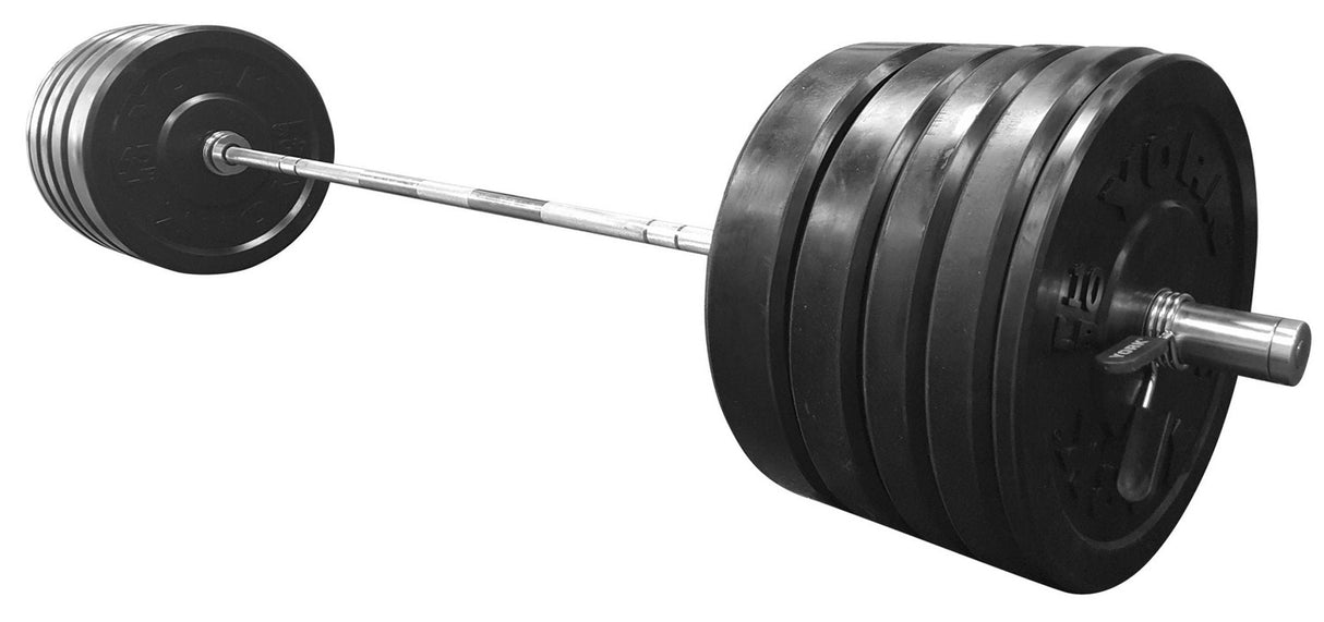 York Rubber Training Bumper Plate Set Exercise & Wellness Strength Bars & Plates