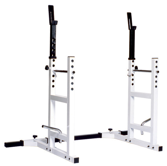York Pro Series 204 Squat Rack Barbell Support Exercise & Wellness Gym Equipment