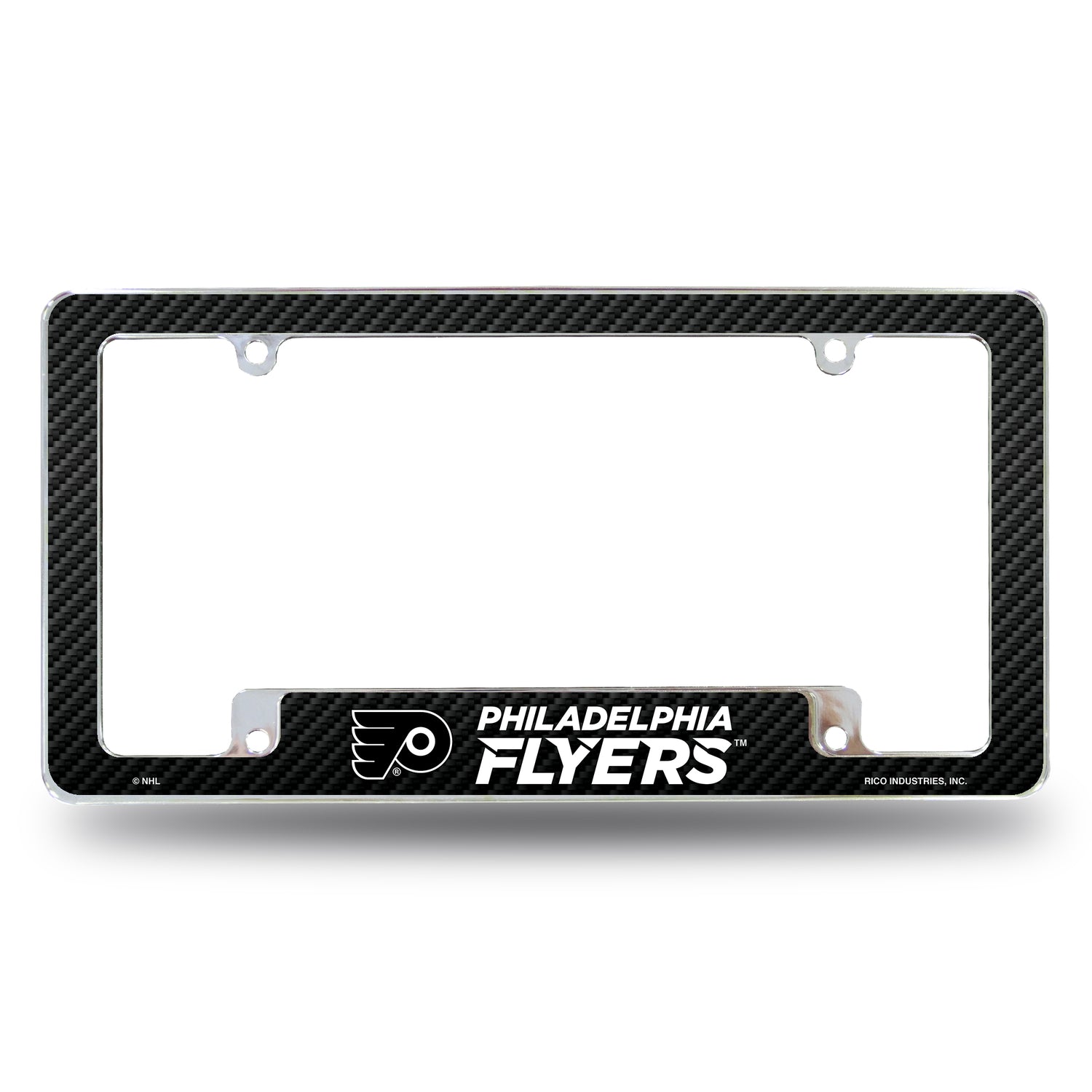 NHL Philadelphia Flyers All Over Chrome License Plate Frame Fan Gear NHL Philadelphia Flyers