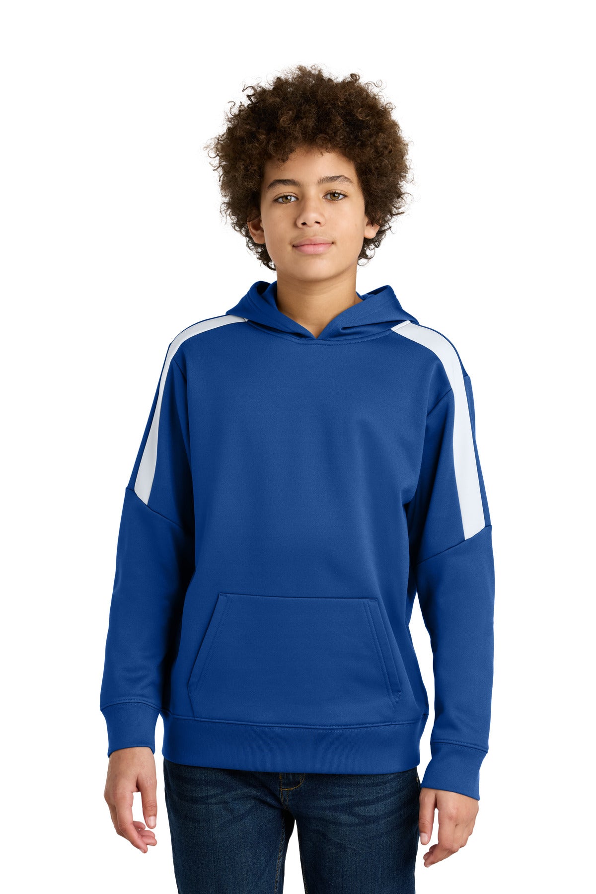 Sport-Tek Youth Boy's Sport-Wick Fleece United Pullover Hoodie Youth Apparel Hoodies & Sweatshirts