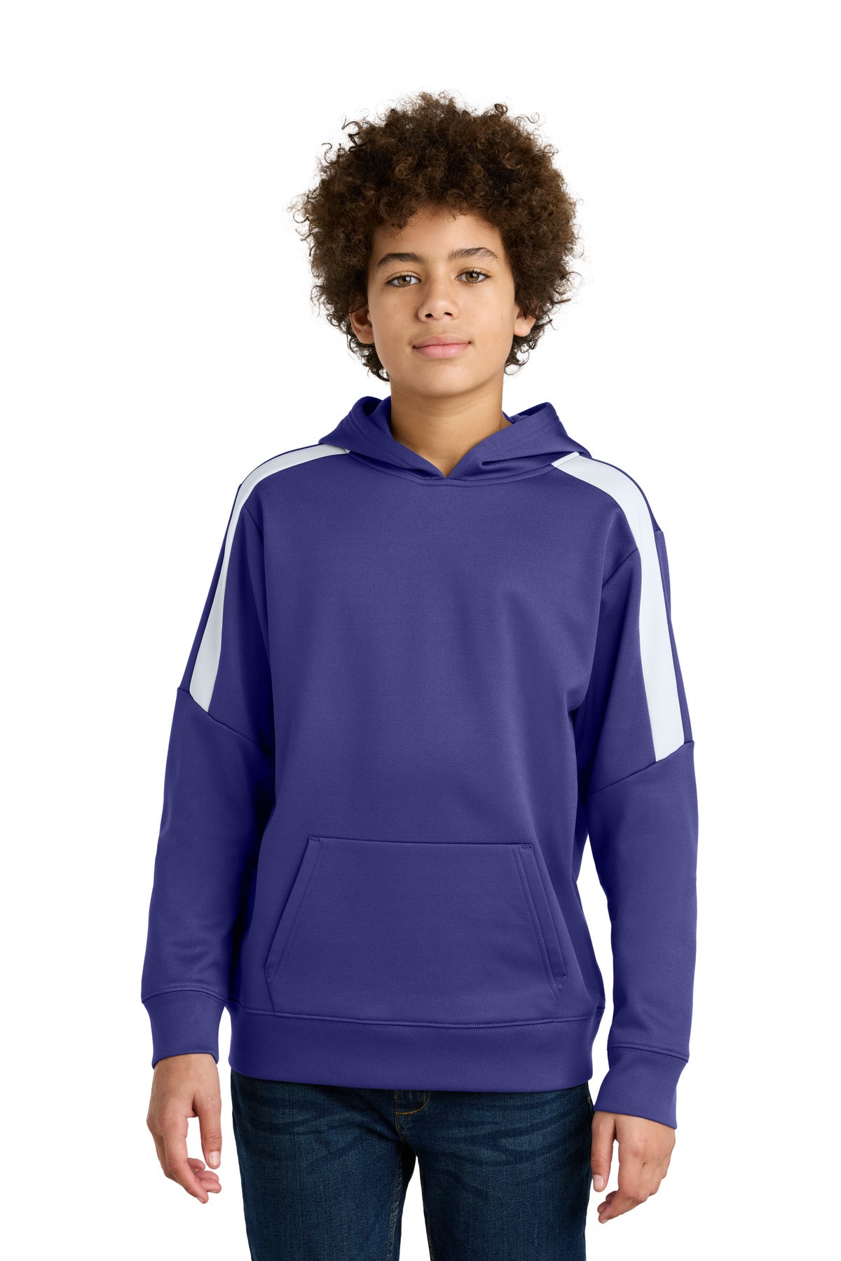 Sport-Tek Youth Boy's Sport-Wick Fleece United Pullover Hoodie Youth Apparel Hoodies & Sweatshirts