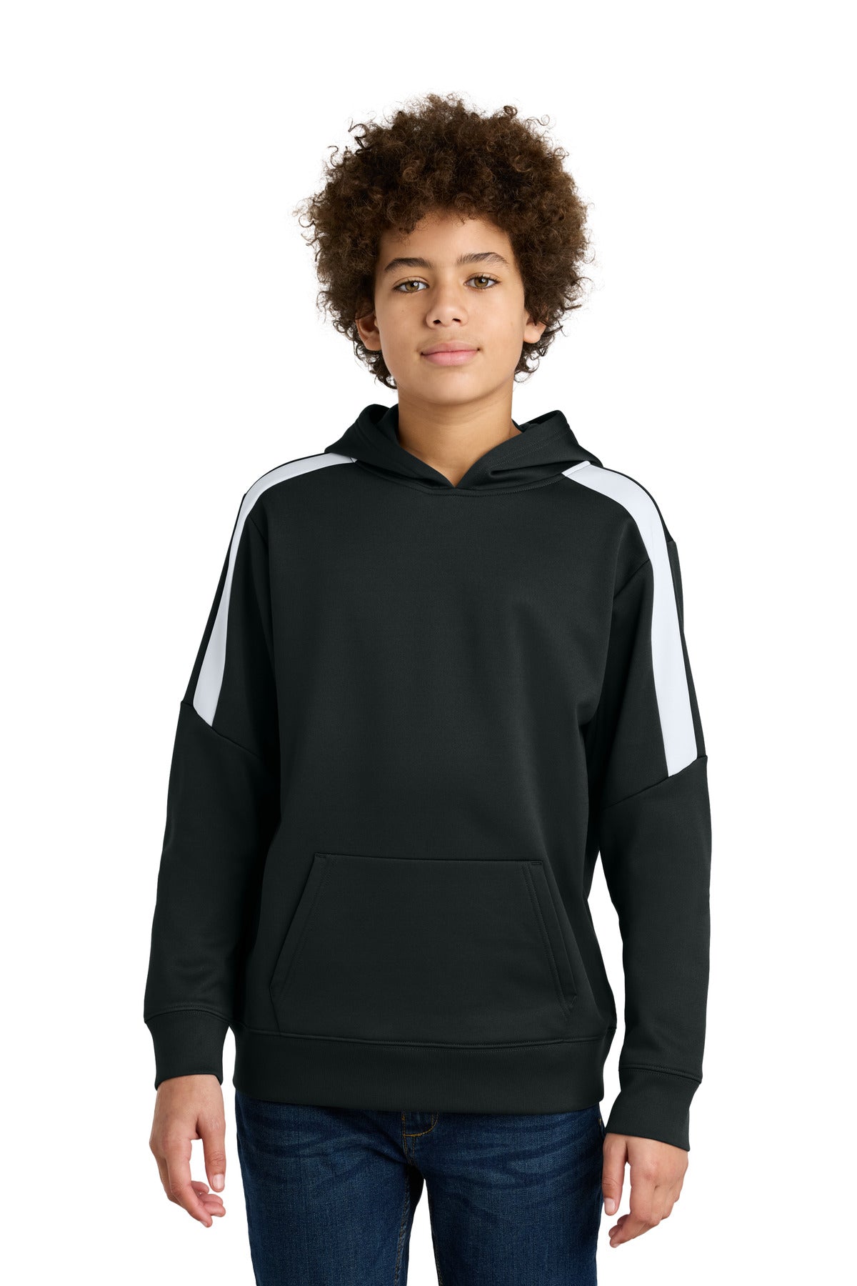 Sport-Tek Youth Boy's Sport-Wick Fleece United Pullover Hoodie Youth Apparel Hoodies & Sweatshirts