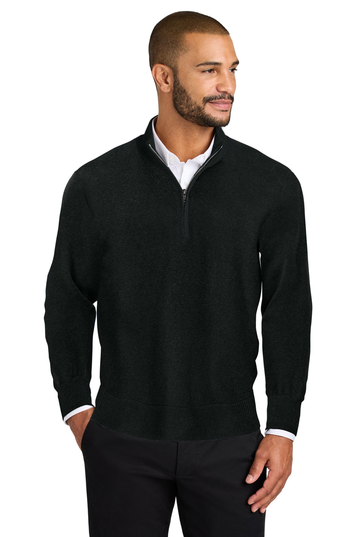 Port Authority Men's Easy Care 1/4-Zip Sweater Mens Apparel Sweatshirts & Fleece