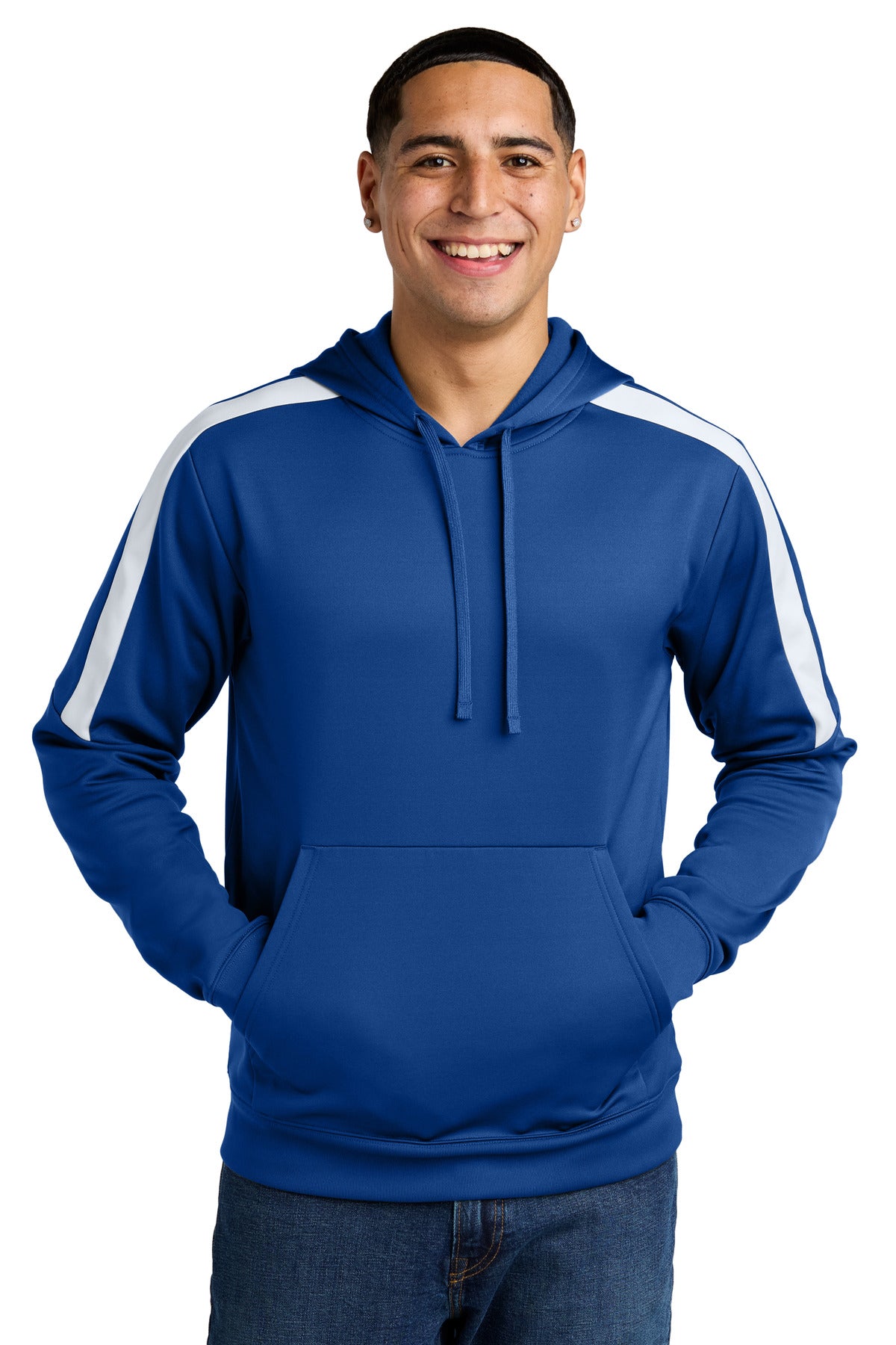 Sport-Tek Men's Sport-Wick Fleece United Pullover Hoodie Mens Apparel Sweatshirts & Fleece