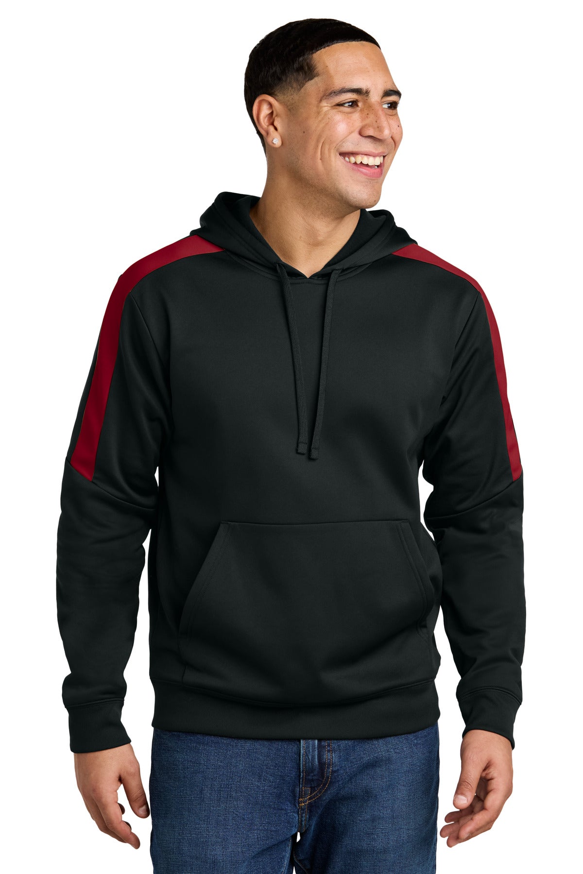Sport-Tek Men's Sport-Wick Fleece United Pullover Hoodie Mens Apparel Sweatshirts & Fleece