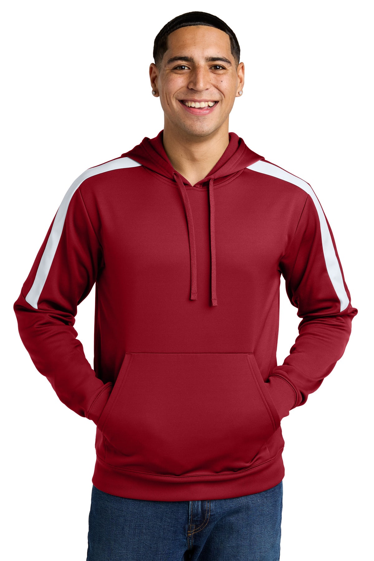 Sport-Tek Men's Sport-Wick Fleece United Pullover Hoodie Mens Apparel Sweatshirts & Fleece