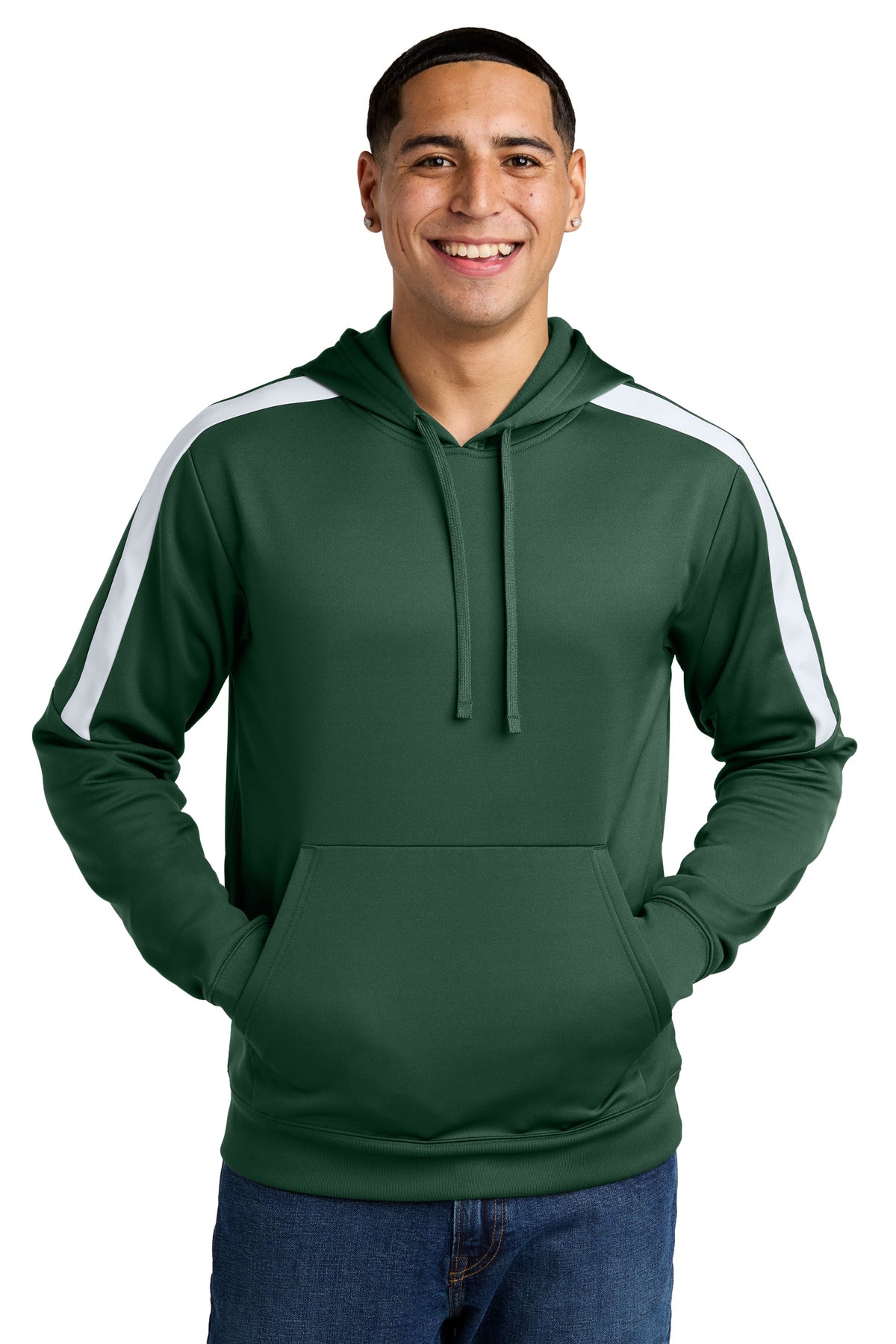 Sport-Tek Men's Sport-Wick Fleece United Pullover Hoodie Mens Apparel Sweatshirts & Fleece