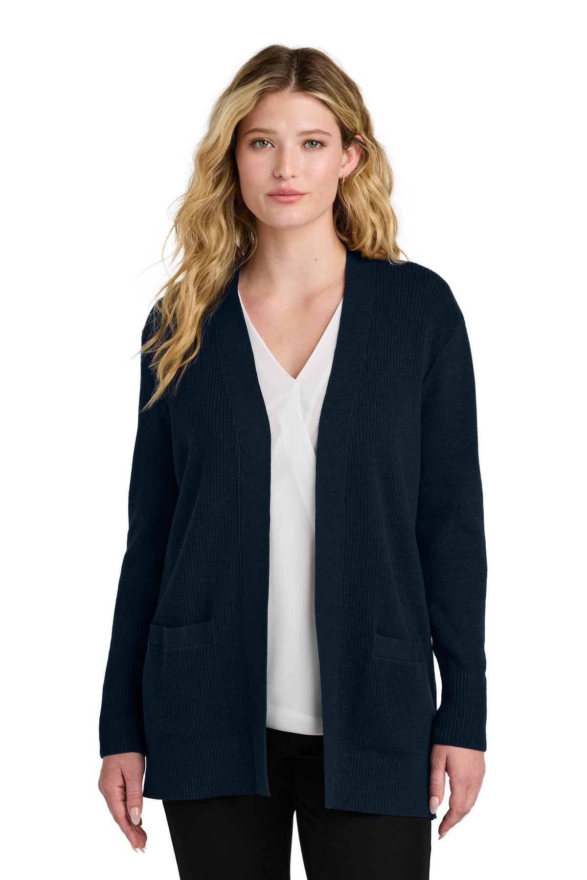Port Authority Women's Easy Care Open-Front Cardigan Sweater Womens Apparel Sweatshirts & Fleece