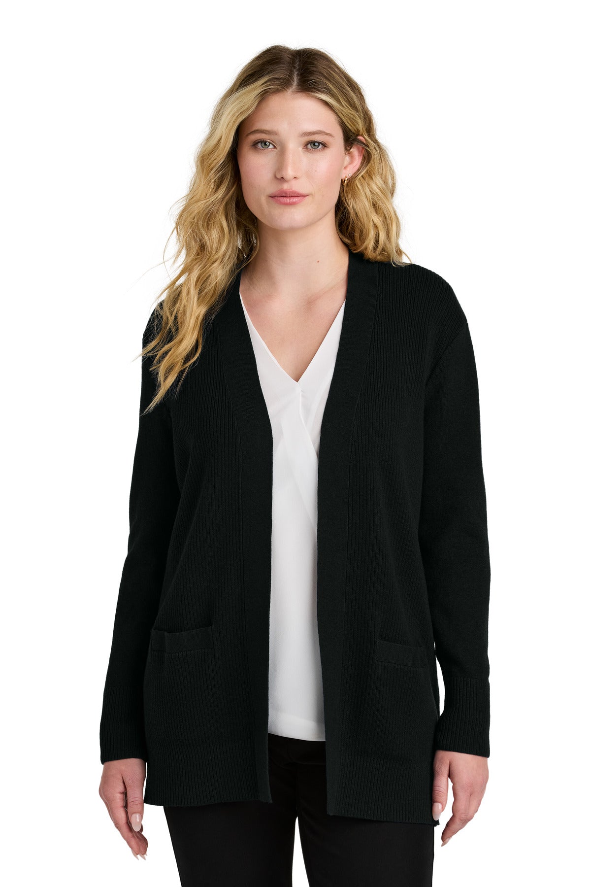 Port Authority Women's Easy Care Open-Front Cardigan Sweater Womens Apparel Sweatshirts & Fleece