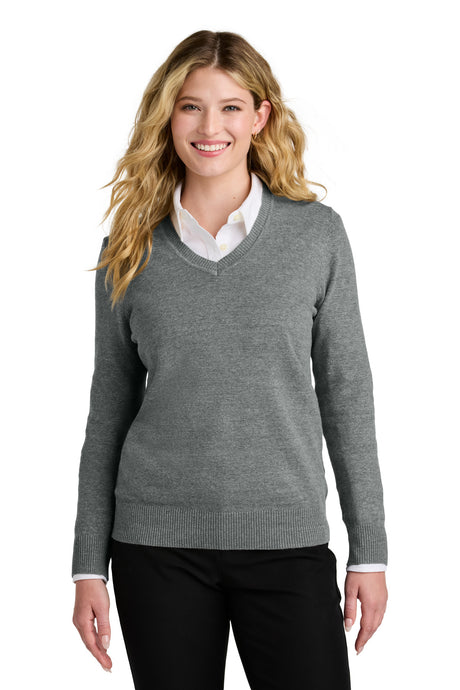 Port Authority Women's Easy Care V-Neck Sweater Womens Apparel Sweatshirts & Fleece