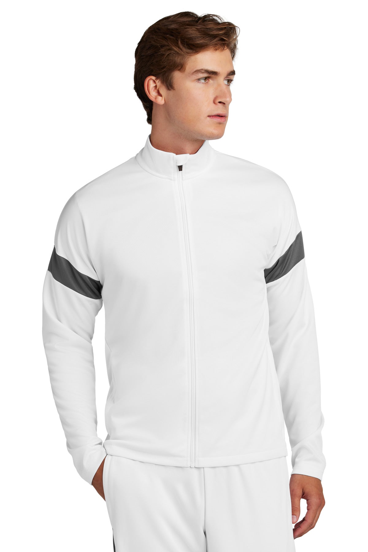 Sport-Tek Men's Travel Full-Zip Jacket Mens Apparel Jackets & Vests