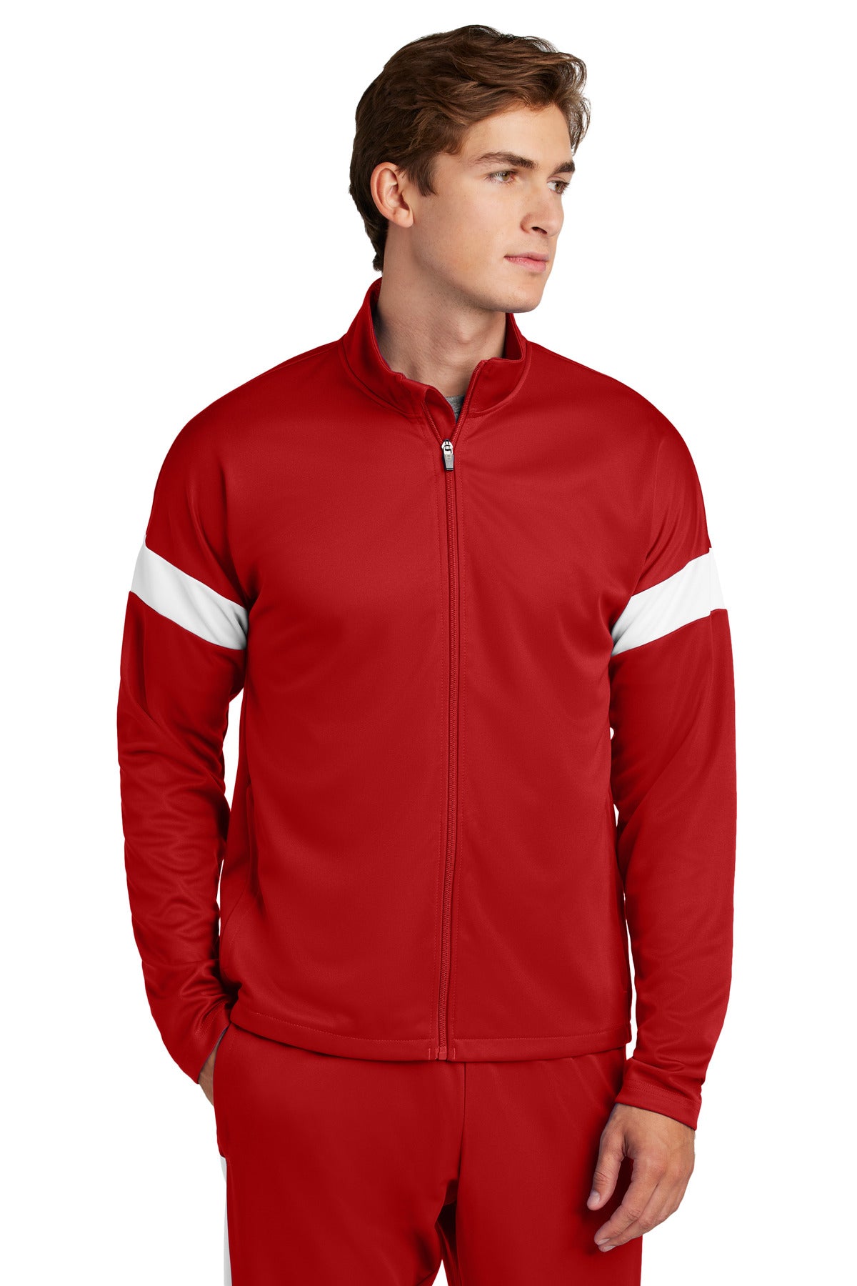 Sport-Tek Men's Travel Full-Zip Jacket Mens Apparel Jackets & Vests