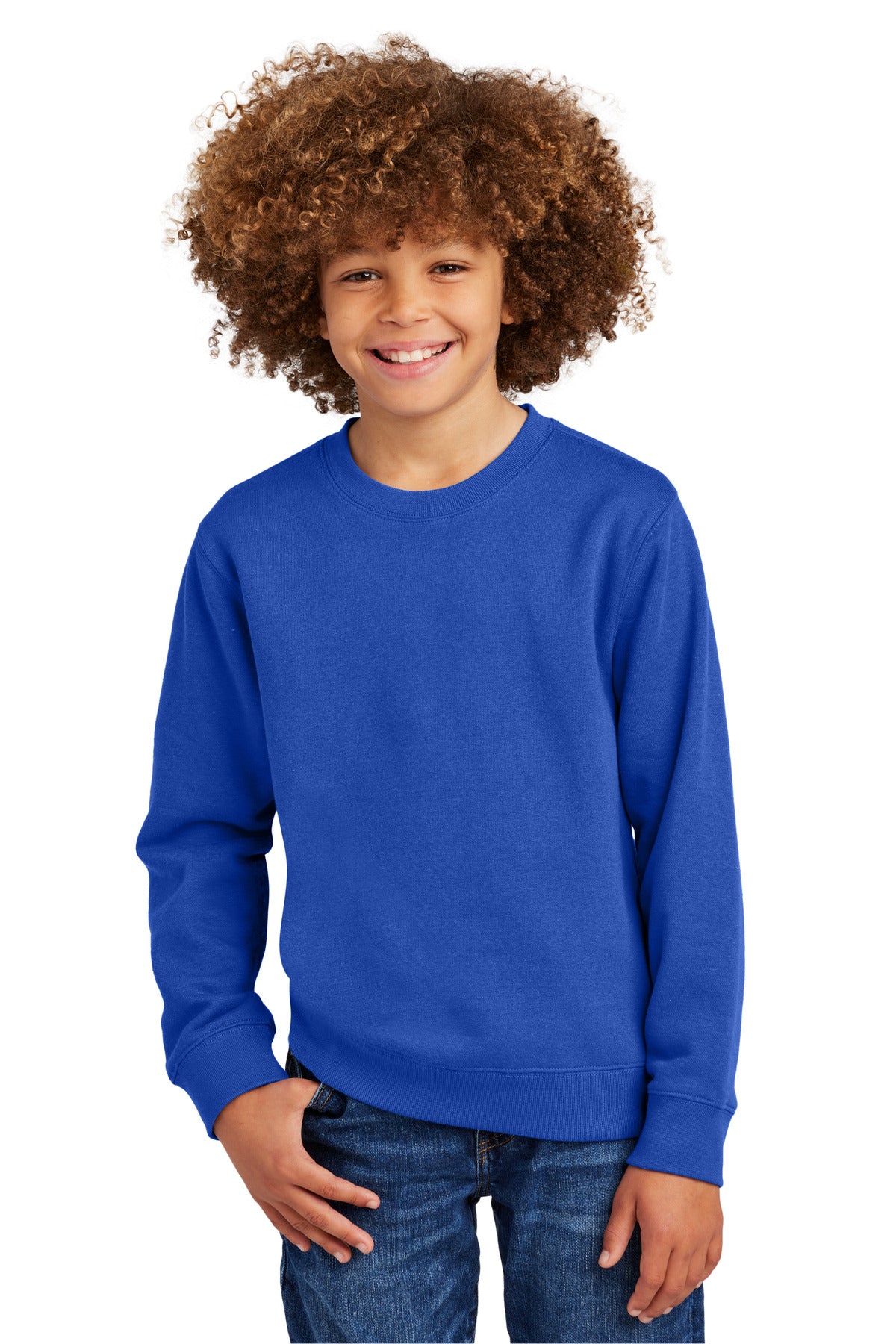 District Youth Boy's V.I.T. Fleece Crew Youth Apparel Hoodies & Sweatshirts