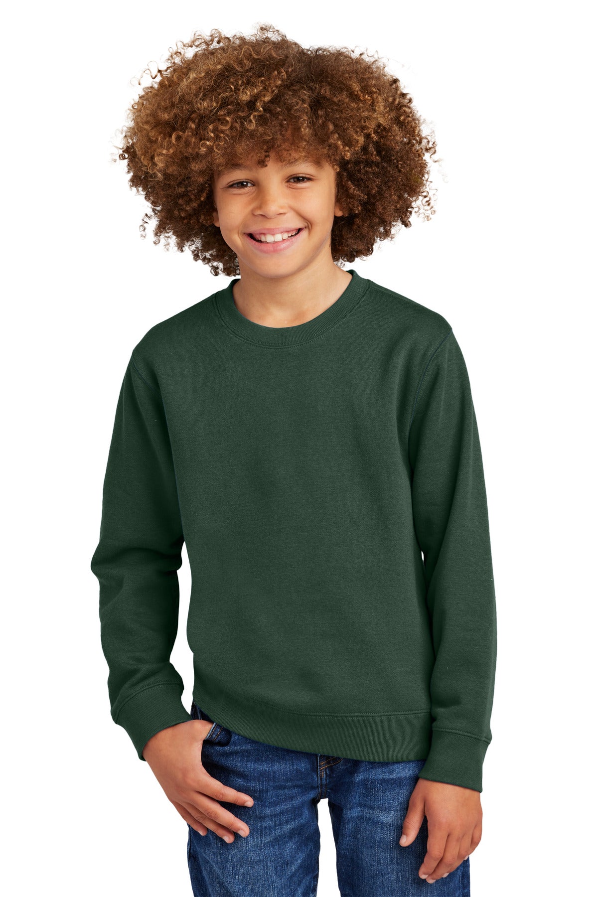 District Youth Boy's V.I.T. Fleece Crew Youth Apparel Hoodies & Sweatshirts