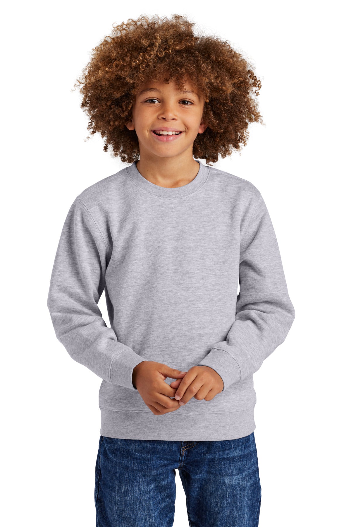 District Youth Boy's V.I.T. Fleece Crew Youth Apparel Hoodies & Sweatshirts