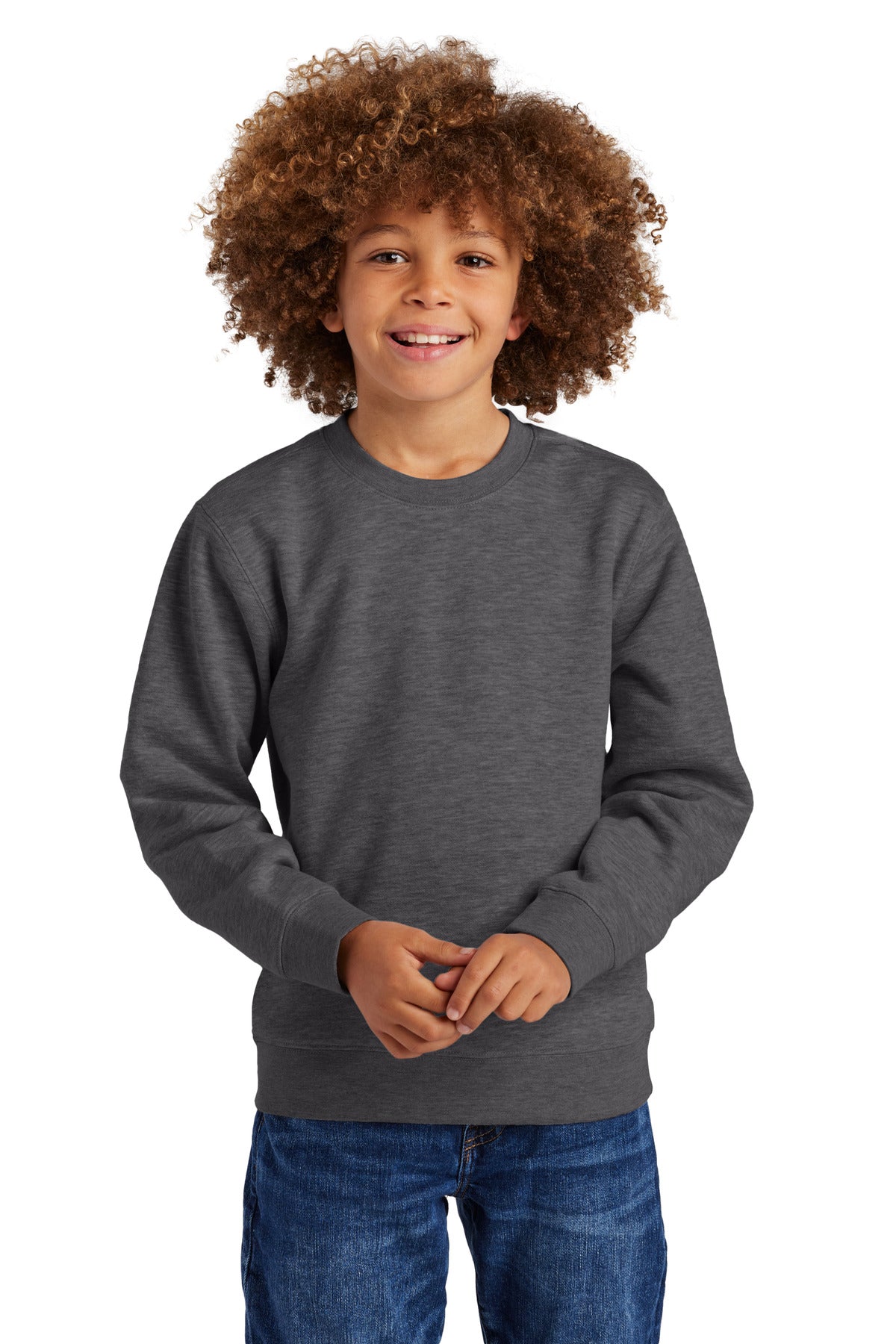 District Youth Boy's V.I.T. Fleece Crew Youth Apparel Hoodies & Sweatshirts