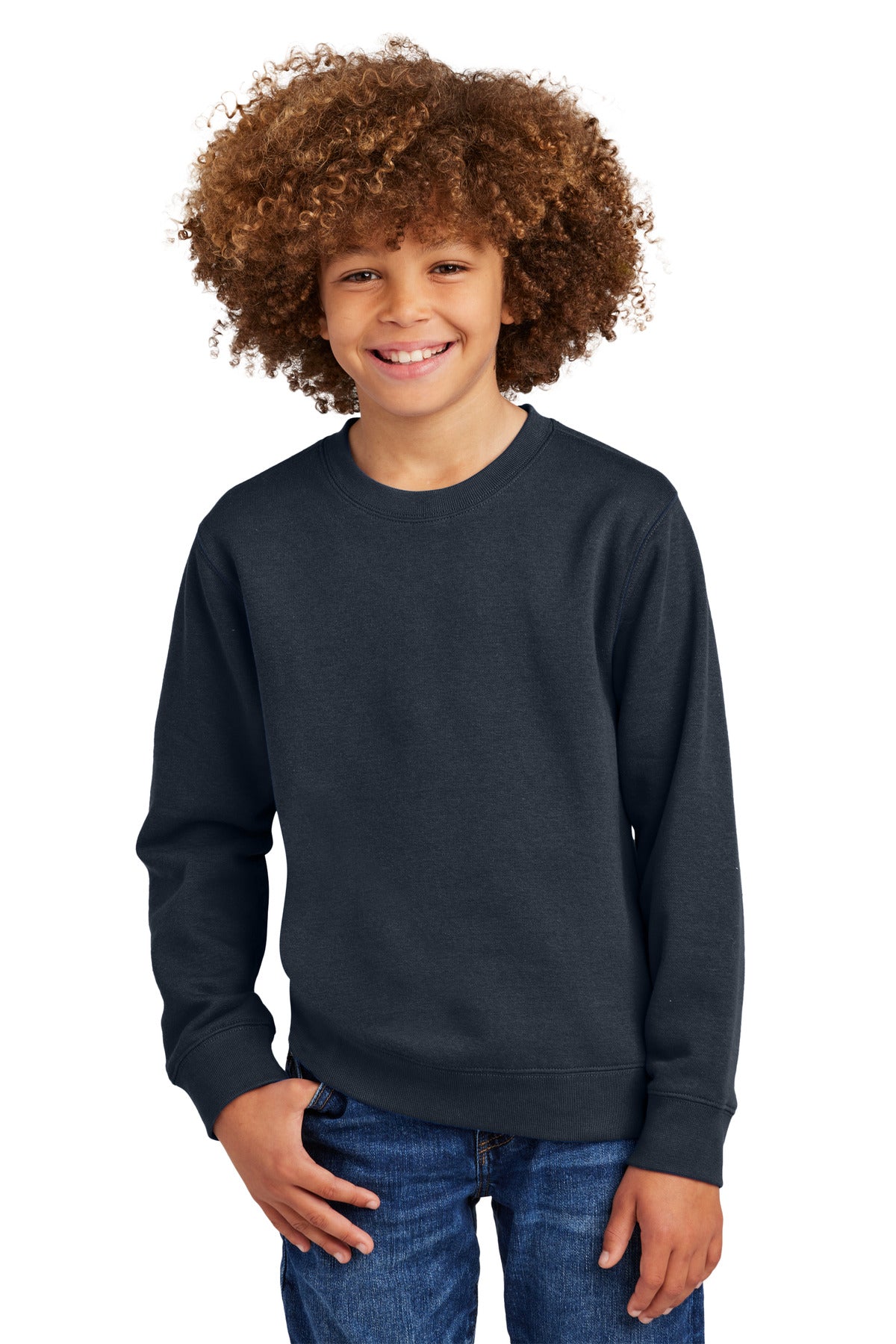 District Youth Boy's V.I.T. Fleece Crew Youth Apparel Hoodies & Sweatshirts