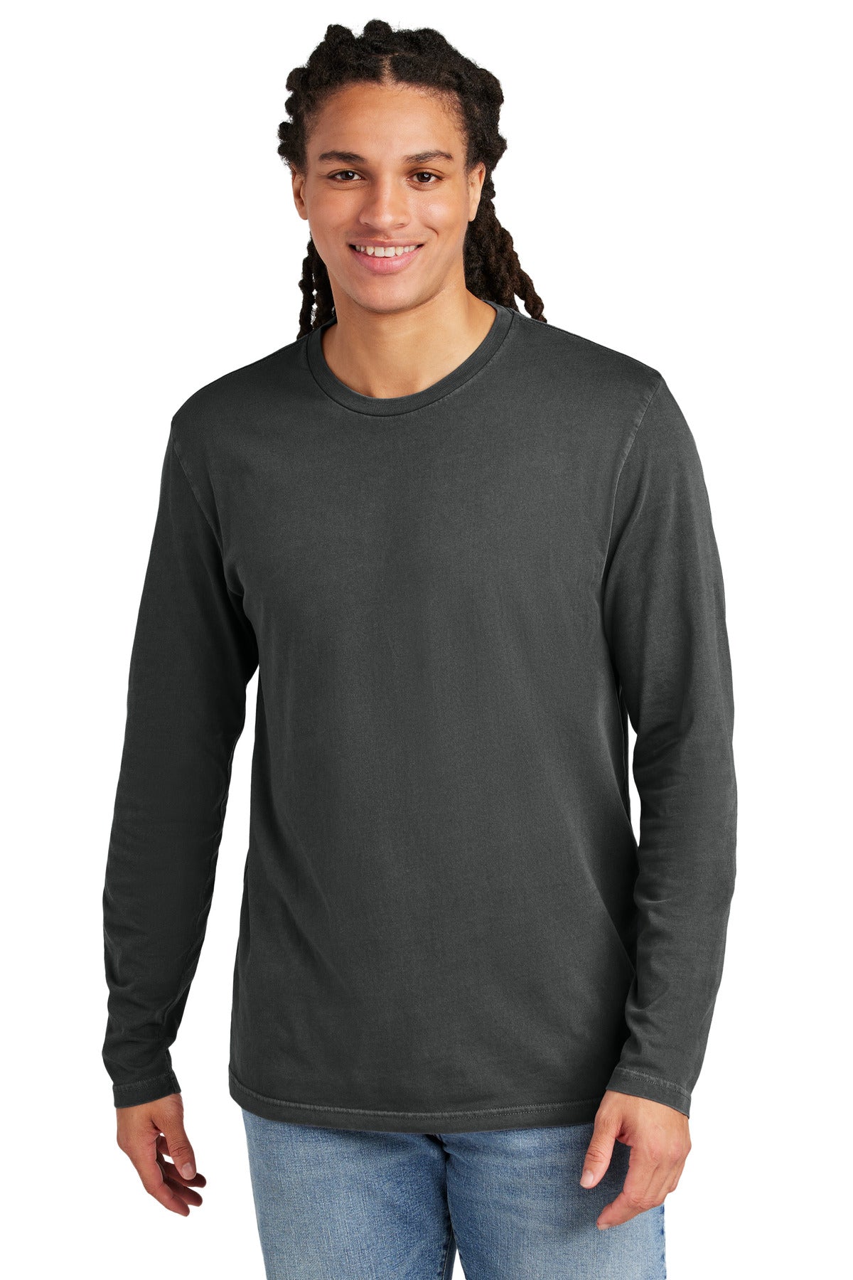 District Men's Wash Long Sleeve Tee Mens Apparel Shirts & Tops