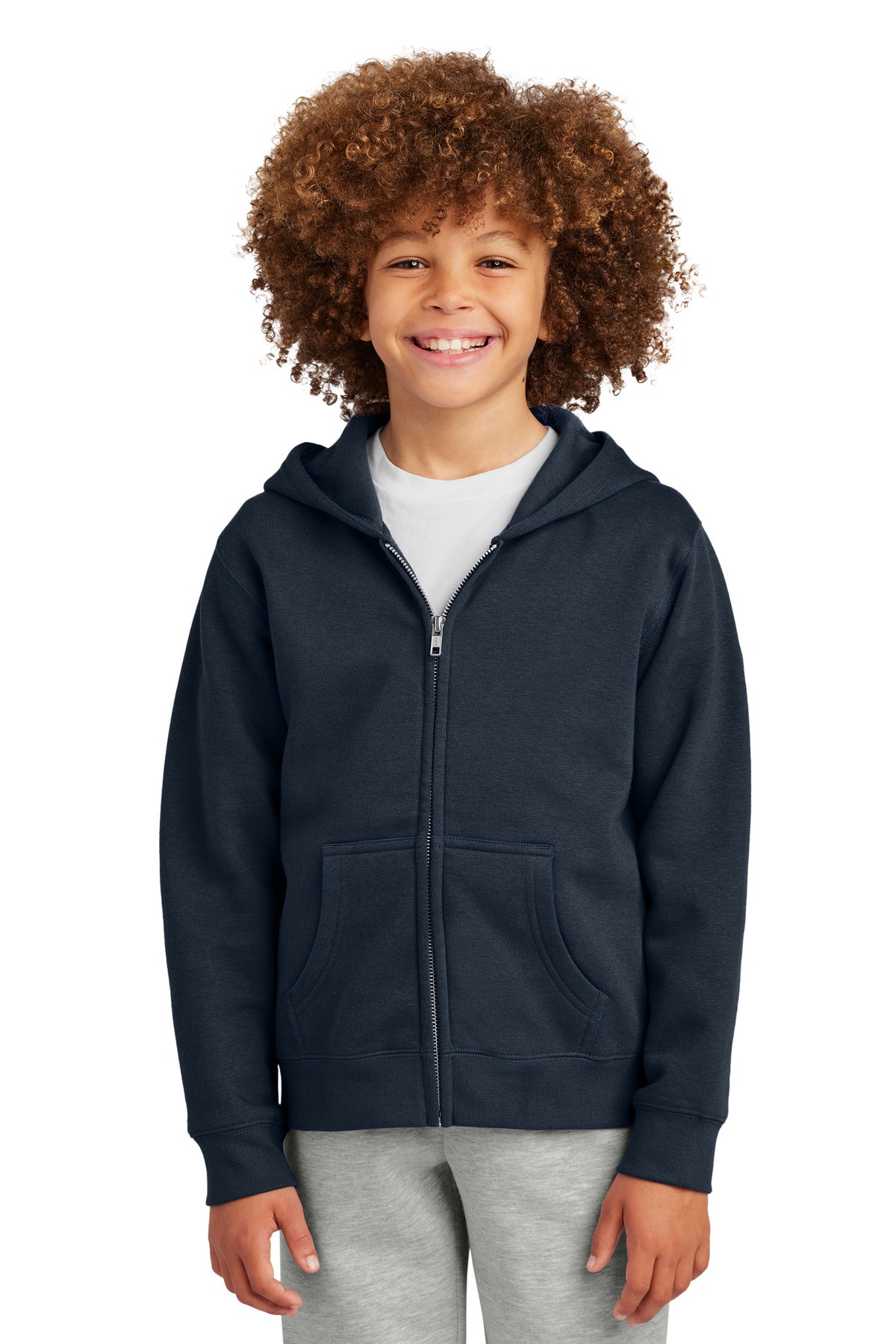 District Youth V.I.T Fleece Full-Zip Hoodie Youth Apparel Hoodies & Sweatshirts