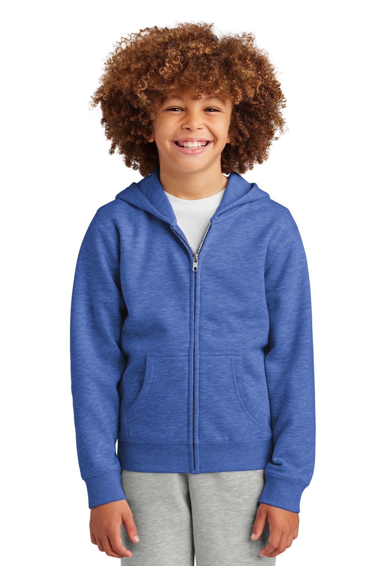 District Youth V.I.T Fleece Full-Zip Hoodie Youth Apparel Hoodies & Sweatshirts