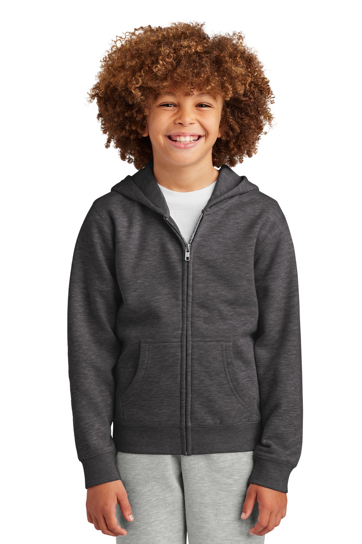 District Youth V.I.T Fleece Full-Zip Hoodie Youth Apparel Hoodies & Sweatshirts