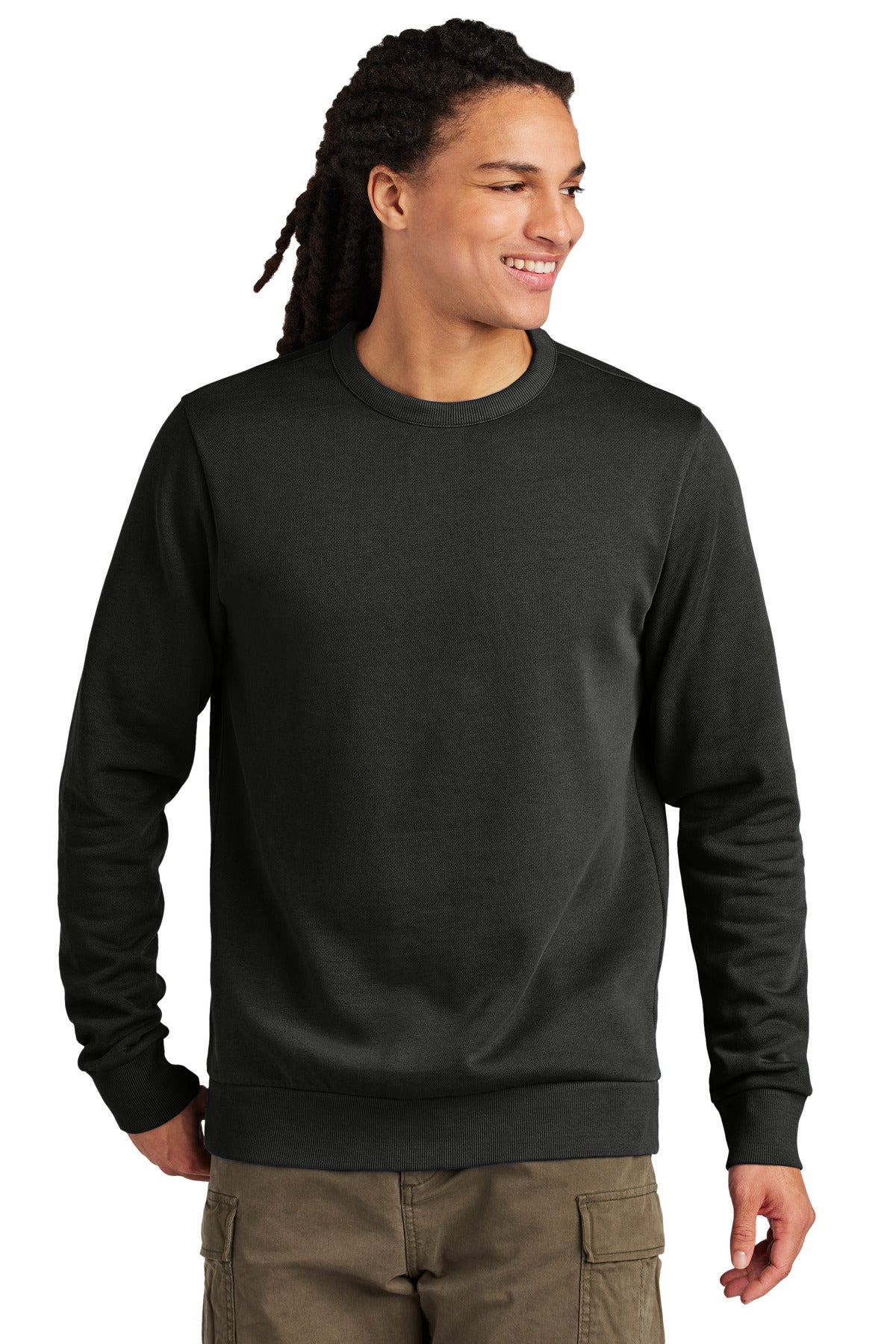 District Men's Wash Fleece Crew Mens Apparel Sweatshirts & Fleece
