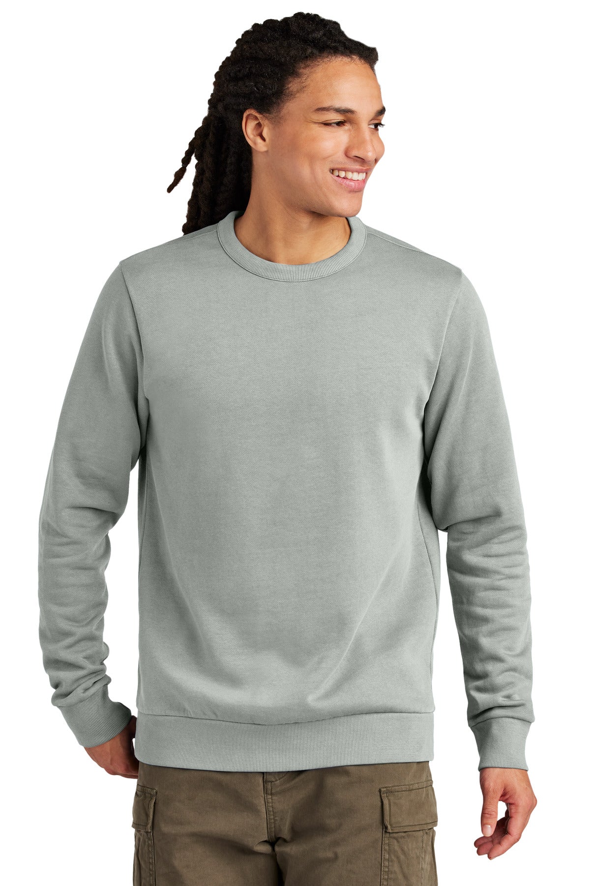 District Men's Wash Fleece Crew Mens Apparel Sweatshirts & Fleece