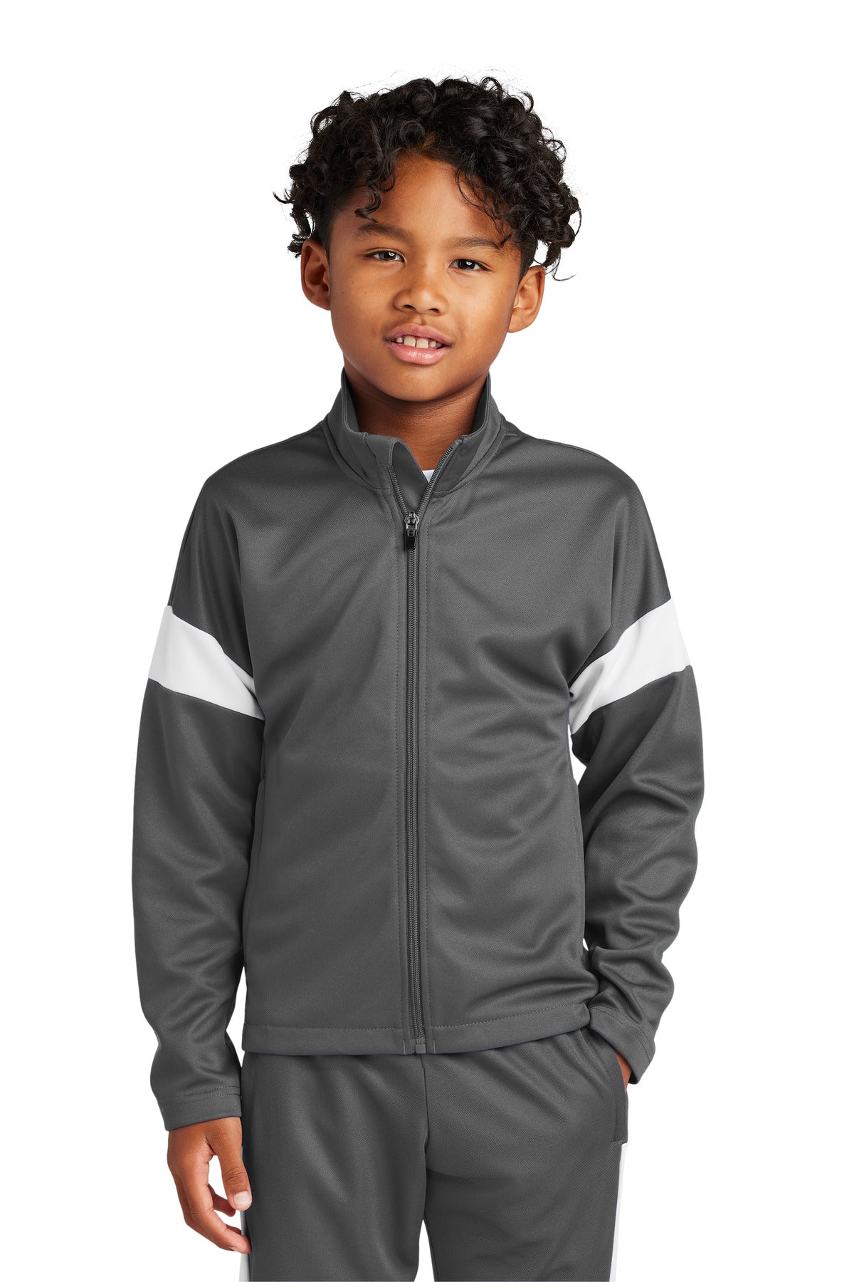 Sport-Tek Youth Boy's Travel Full-Zip Jacket Youth Apparel Jackets & Vests