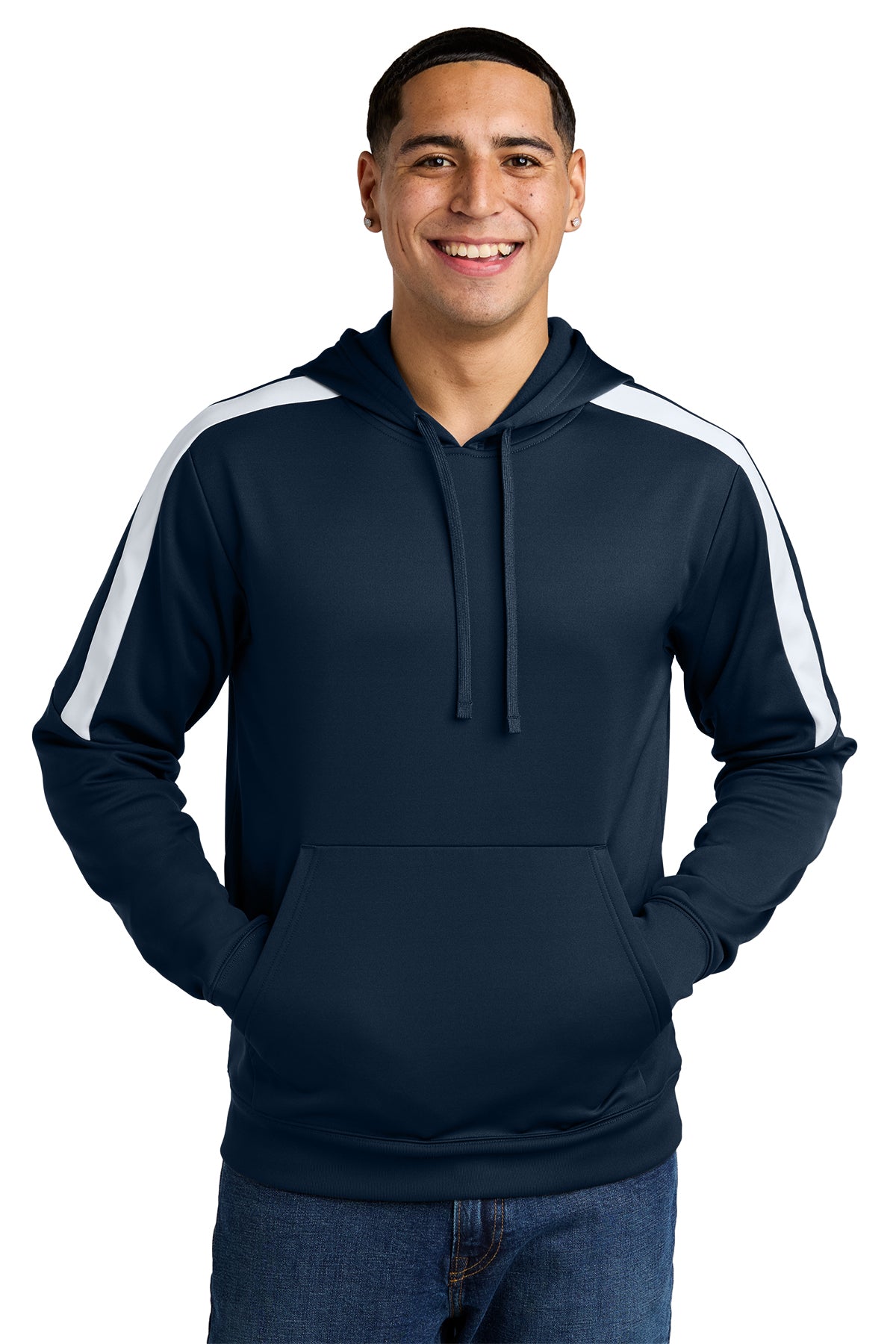 Sport-Tek Men's Sport-Wick Fleece United Pullover Hoodie Mens Apparel Sweatshirts & Fleece