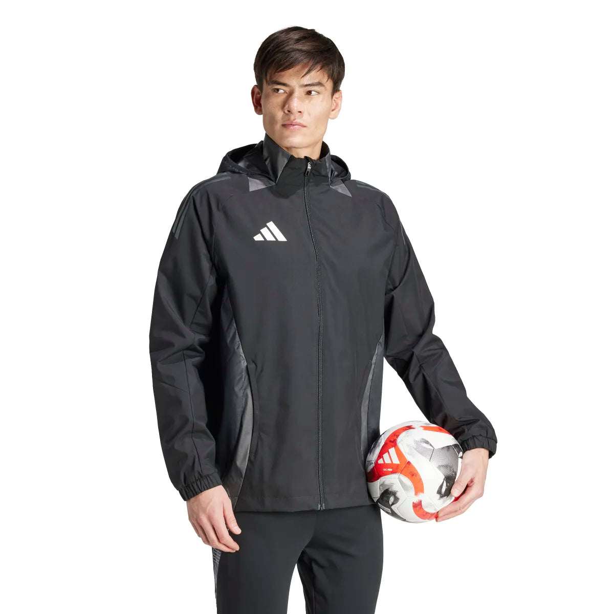adidas Men's Tiro 24 Competition All-Weather Soccer Jacket Soccer Uniforms & Apparel All