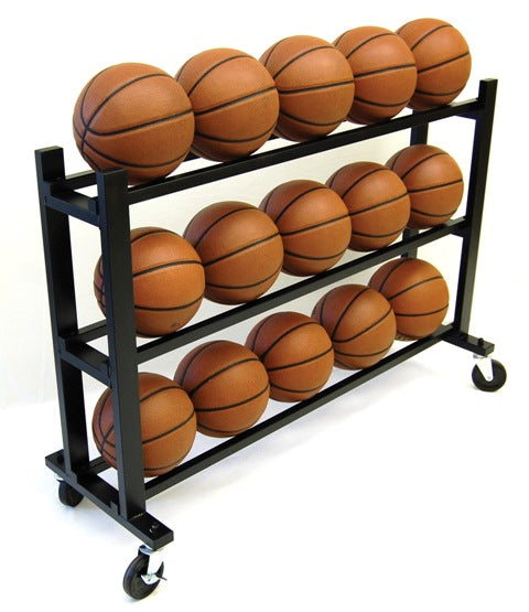 Trigon Sports ProCage 2-Tier 15-Ball Cart Basketball Equipment All