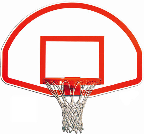 Gared Rust-Resistant Fan-Shape Unmarked Aluminum Basketball Backboard Basketball Equipment All