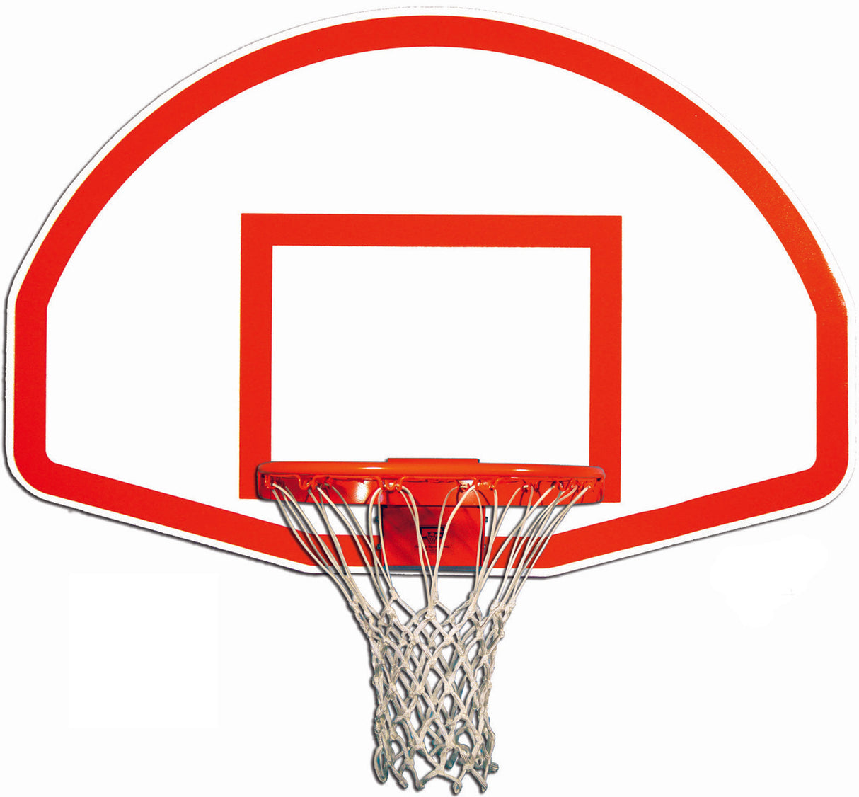 Gared Rust-Resistant Fan-Shape Unmarked Aluminum Basketball Backboard Basketball Equipment All